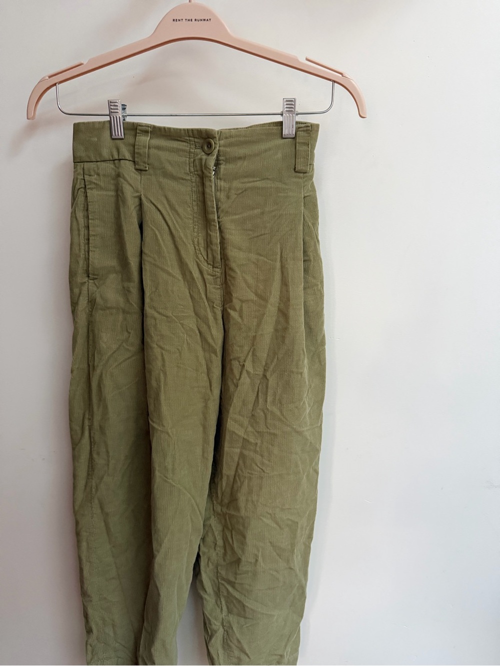 Olive Green Men's Casual Pants